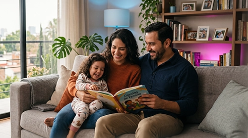 Familia protegida con Seguro de Vida